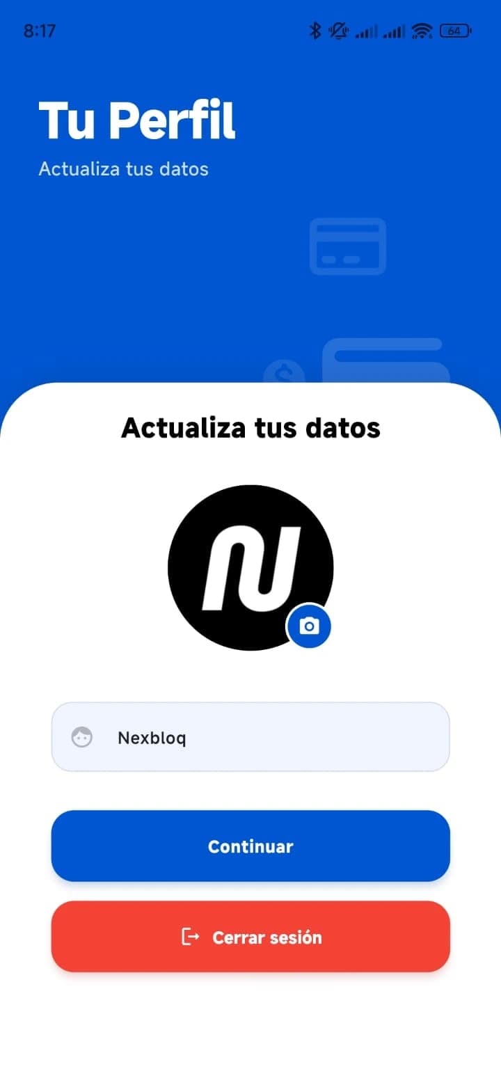 App movil de gestión de gastos - Proyecto de desarrollo web por Nexbloq